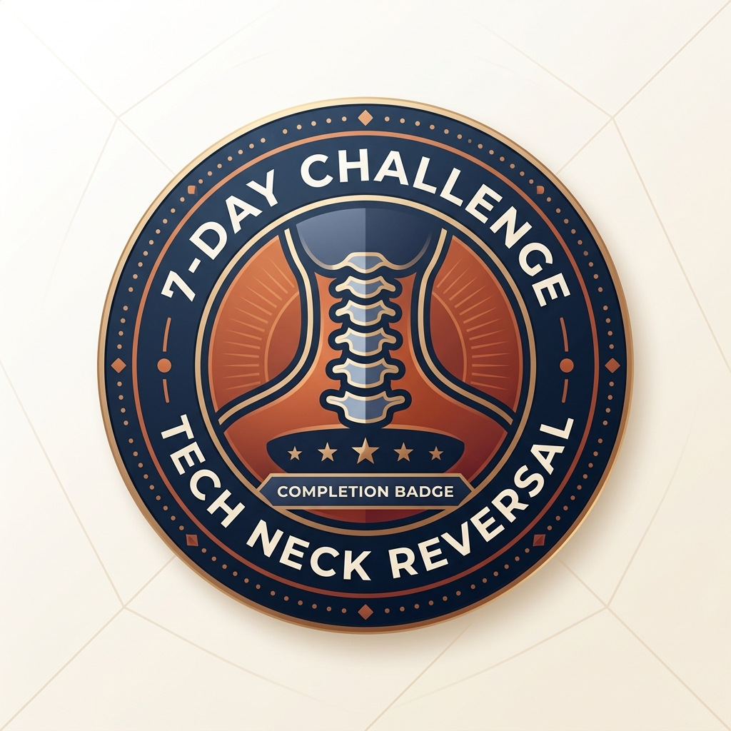 7-Day Tech Neck Reversal Challenge Badge