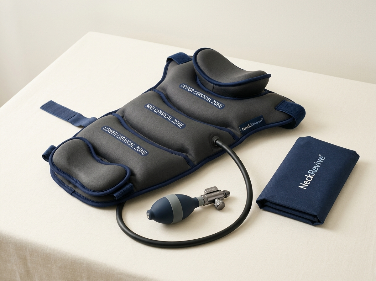 NeckRevive 3-Zone Inflatable Cervical Traction Device